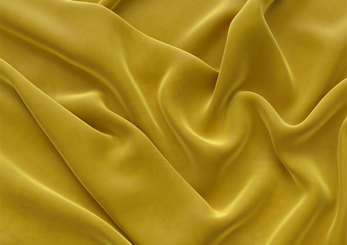 Ultra Luxe Velvet, Old Gold - Motorised Roman Blind - Image 4